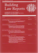 Cover of Building Law Reports: Online + Complimentary Print