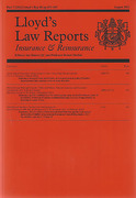 Cover of Lloyd's Law Reports: Insurance and Reinsurance - Online Only