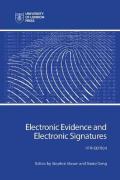 Cover of Electronic Evidence and Electronic Signatures