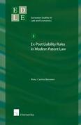 Cover of Ex-Post Liability Rules in Modern Patent Law