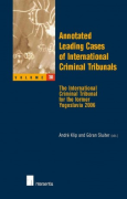 Cover of Annotated Leading Cases of International Criminal Tribunals: Volume 30