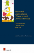 Cover of Annotated Leading Cases of International Criminal Tribunals - volume 40: The International Criminal Court 2008-2009