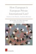Cover of How European Is European Private International Law?: Sources, Court Practice, Academic Discourse