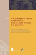 Cover of Principles Regarding Property, Maintenance and Succession Rights of Couples in de facto Unions