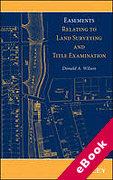 Cover of Easements Relating to Title Examination and Land Surveying (eBook)