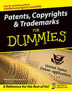 Cover of Patents, Copyrights and Trademarks for Dummies