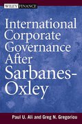 Cover of International Corporate Governance After Sarbanes-Oxley