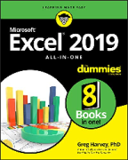 Cover of Excel 2019 All-in-One for Dummies