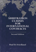 Cover of Arbitration Clauses for International Contracts