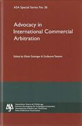 Cover of ASA No 36: Advocacy in International Commercial Arbitration