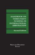 Cover of Handbook on Third-Party Funding in International Arbitration