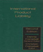 Cover of International Product Liability 2nd ed Looseleaf