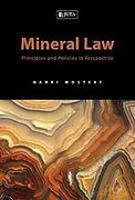 Cover of Mineral Law: Principles and Policies in Perspective