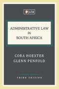 Cover of Administrative Law in South Africa