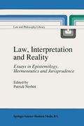 Cover of Law, Interpretation and Reality
