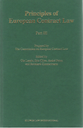 Cover of Principles of European Contract Law: Part 3