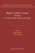 Cover of Merger Control in Europe: EU Member States and Accession States