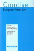 Cover of Concise European Patent Law