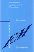 Cover of Impact Assessment in EU Lawmaking