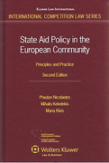 Cover of State Aid Policy In The European Community: Principles and Practice