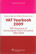 Cover of VAT Yearbook 2009: VAT Decisions of the Court of Justice of the European Communities 1974 - 2008