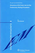 Cover of Directory of EU Case Law on the Preliminary Ruling Procedure