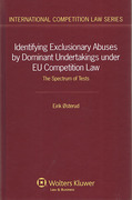 Cover of Identifying Exclusionary Abuses by Dominant Undertakings under EU Competition Law: the Spectrum of Tests