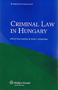 Cover of Criminal Law in Hungary