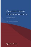 Cover of Constitutional Law in Venezuela