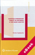 Cover of European Intermediary Liability in Copyright: A Tort-Based Analysis (eBook)
