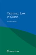 Cover of Criminal Law in China