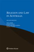 Cover of Religion and Law in Austrailia