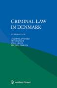 Cover of Criminal Law in Denmark