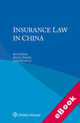 Cover of Insurance Law in China (eBook)