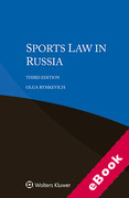 Cover of Sports Law in Russia (eBook)