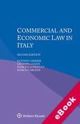 Cover of Commercial and Economic Law in Italy (eBook)
