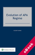 Cover of Evolution of APA Regime (eBook)