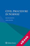 Cover of Civil Procedure in Norway (eBook)
