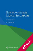 Cover of Environmental Law in Singapore (eBook)