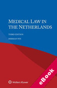 Cover of Medical Law in the Netherlands (eBook)