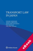 Cover of Transport Law in Japan (eBook)