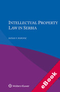 Cover of Intellectual Property Law in Serbia (eBook)