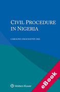 Cover of Civil Procedure in Nigeria (eBook)