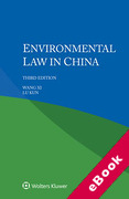 Cover of Environmental Law in China (eBook)