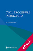 Cover of Civil Procedure in Bulgaria (eBook)
