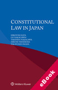 Cover of Constitutional Law in Japan (eBook)