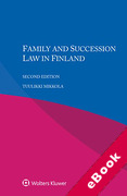 Cover of Family and Succession Law in Finland (eBook)