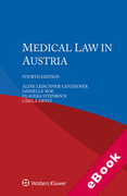 Cover of Medical Law in Austria (eBook)