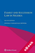 Cover of Family and Succession Law in Nigeria (eBook)
