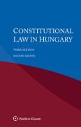 Cover of Constitutional Law in Hungary